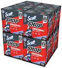 SHOP TOWELS, SCOTT, BLUE, POP-UP BOX, HEAVY DUTY, 200/BOX, 8 BOX/CT THUMBNAIL